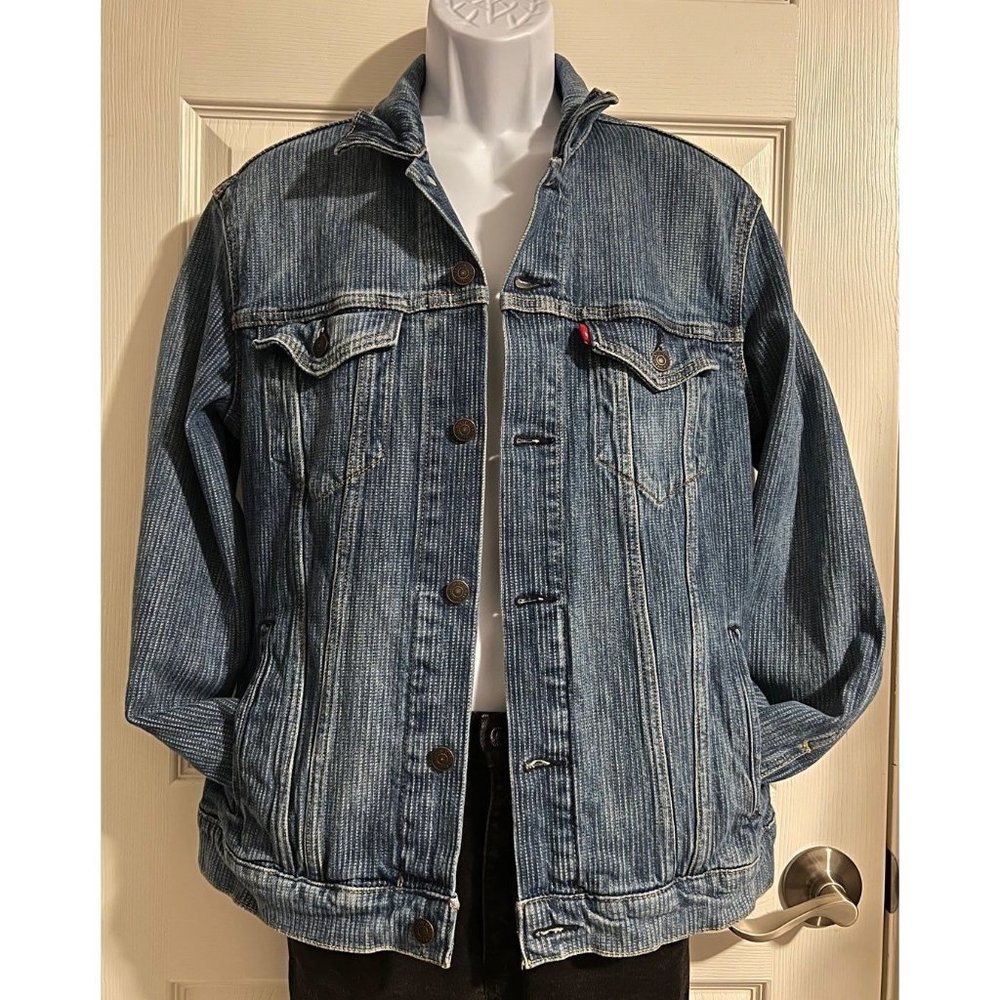 Levi’s Denim Jacket Mens Denim Jacket Streetwear Vint… Gem